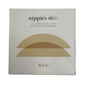 B-Six Nippies Skin Adhesive Nipple Covers Creme Size Two D-DD Cup New in Box